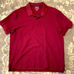 Maroon polo izod XXL